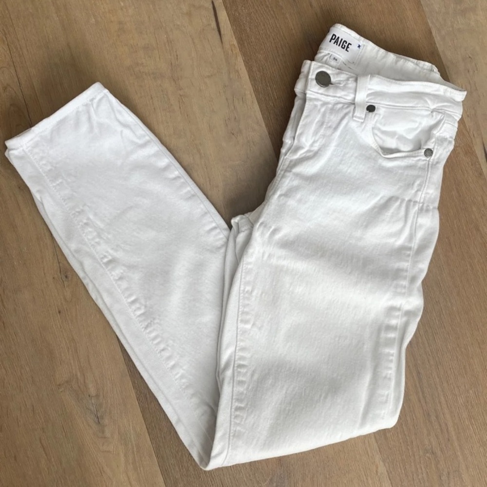 Paige Jeans Verdugo Ankle White Jean